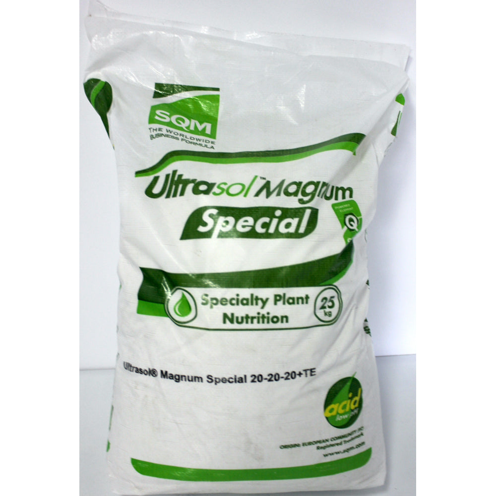Ingrasamant Npk Ultrasol Magnum 20-20-20+Te 25 Kg, Ingrasamant Echilibrat Cu Macroelemente Si Microelemente, Foliar/ Irigarea Prin Aspersoare/ Culturi Hidroponice