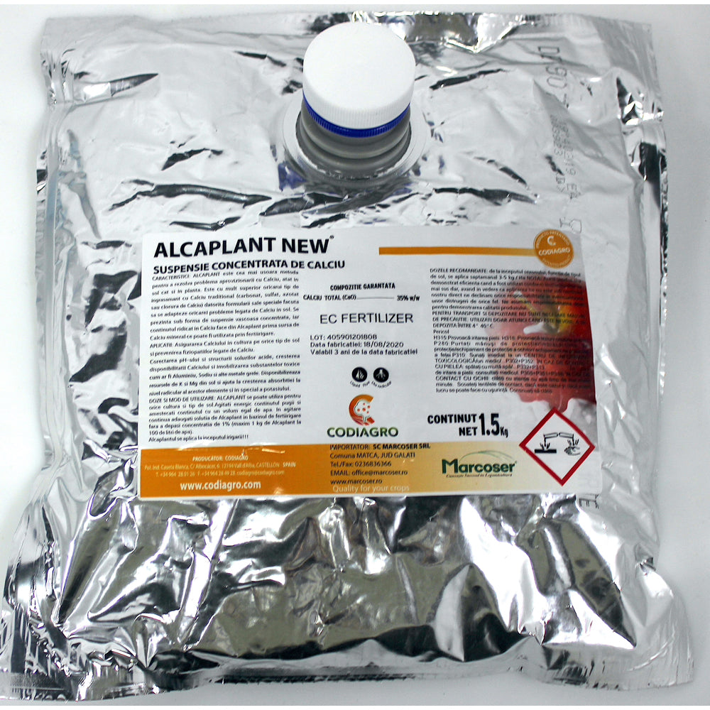 Alcaplant 1.5 Kg Ingrasamant Radicular Pe Baza De Calciu, Codiagro (Marirea Rapida A Fructelor, Rezistenta La Transport Si Depozitare)