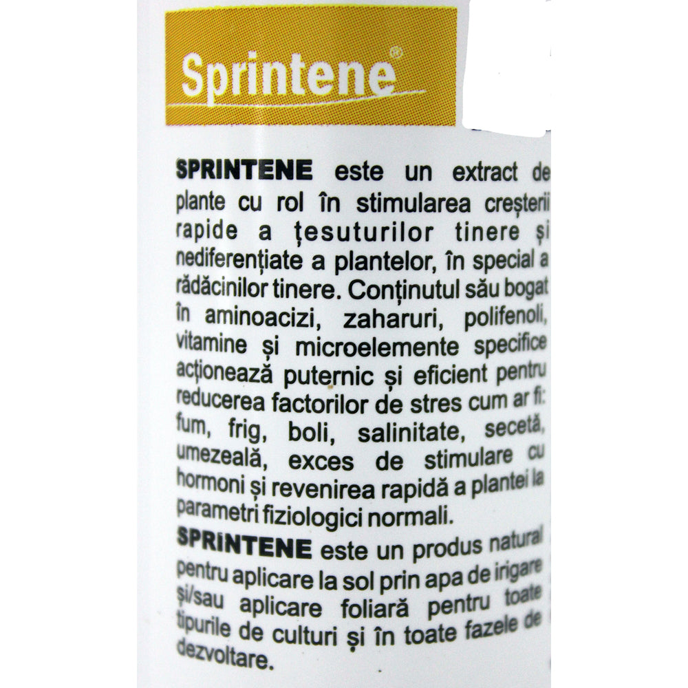 Sprintene 100 Ml Stimulator Foliar/Radicular De Crestere Al Radacinilor, Codiagro, Cu Microelemente Mangan, Zinc, Cu Reziduuri Zero In Planta