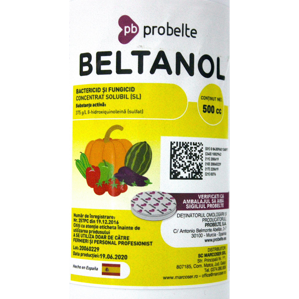 Beltanol 500 Ml Fungicid-Bactericid Sistemic Probelte (Tomate, Ardei, Vinete, Castraveti, Pepene, Dovlecel)