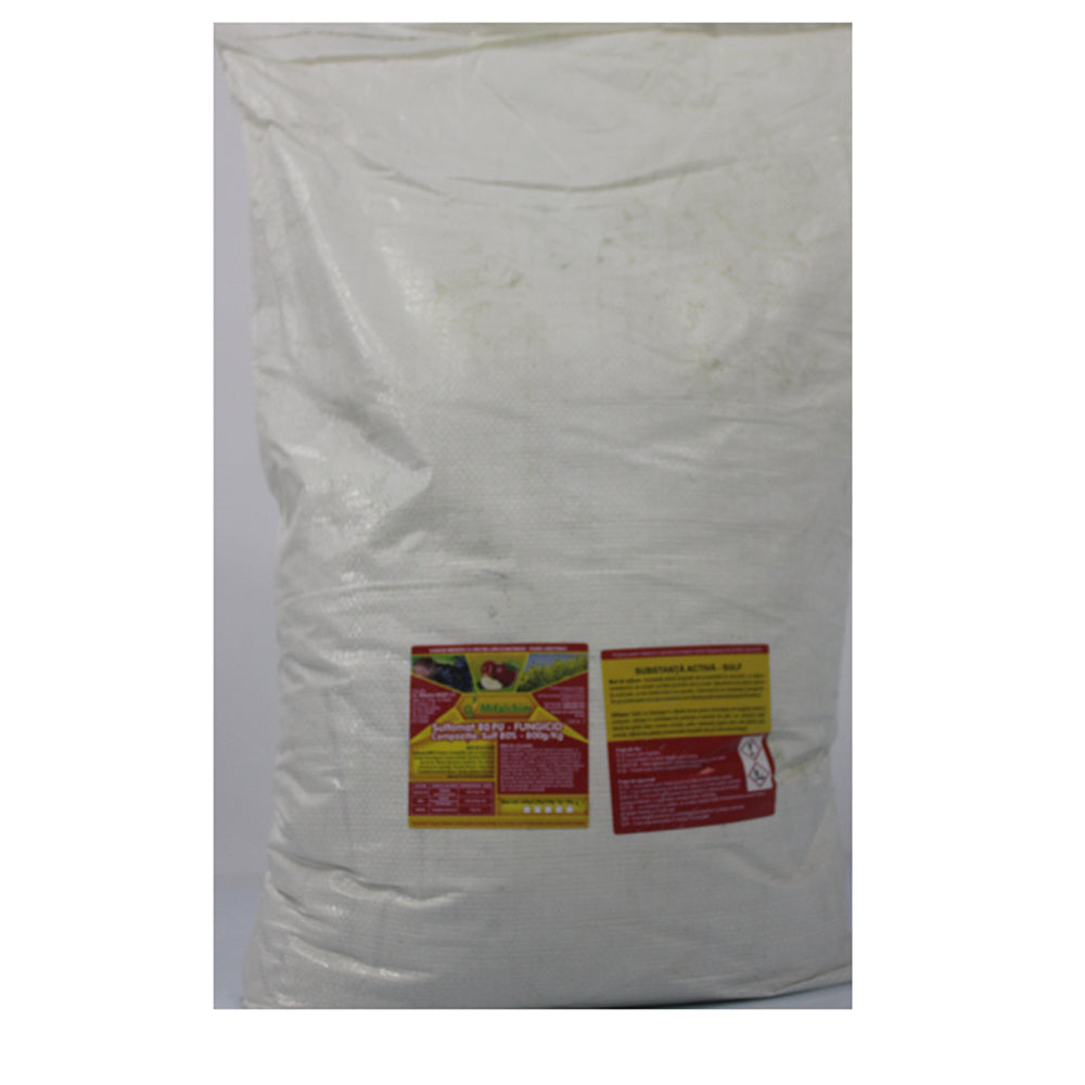 Sulfomat 80Pu 25 Kg, Fungicid De Contact Pe Baza De Sulf, Mifalchim, Fainare (Vita De Vie, Mar Jonathan)