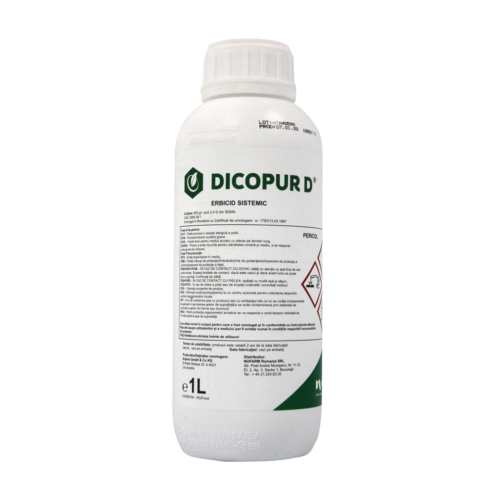 Dicopur D 1L, Erbicid Postemergent, Nufarm (Grau, Porumb)