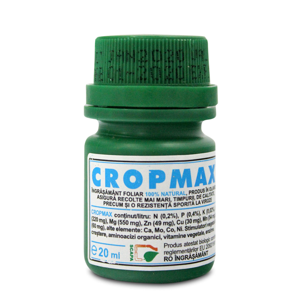 Cropmax 20 Ml Ingrasamant Foliar Concentrat Bio