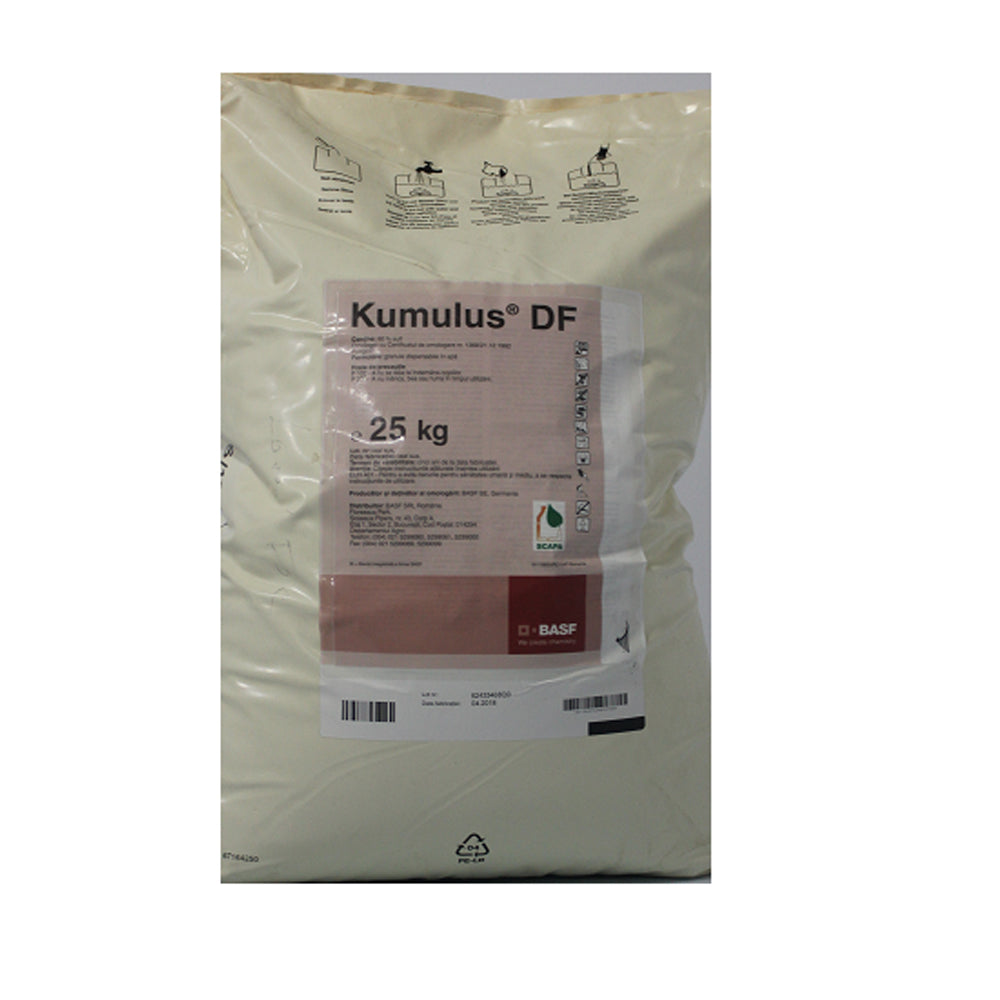 Kumulus Df 25 Kg Fungicid De Contact Pe Baza De Sulf, Basf, Fainare (Vita De Vie, Mar, Castraveti)