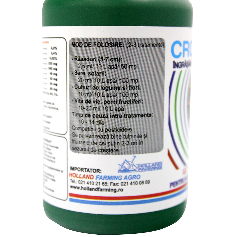 Cropmax 100 Ml Ingrasamant Foliar Concentrat Bio