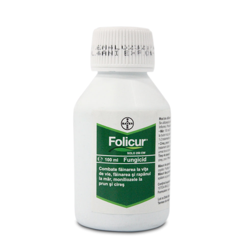 Folicur Solo 250Ew 100 Ml Fungicid Sistemic Bayer (Vita De Vie, Mar, Samburoase, Rapita De Toamna)