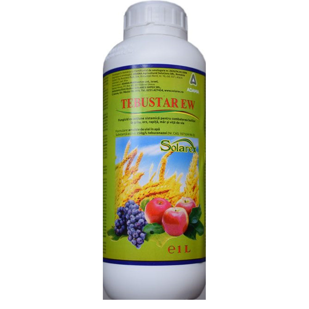 Tebustar Ew 1L, Fungicid Sistemic, Nufarm, Grau, Orz (Fainare, Septorioza, Ruginam Patarea Bruna), Pomi Fructiferi (Fainare, Monilioza), Tomate (Alternarioza), Vita De Vie (Fainare)