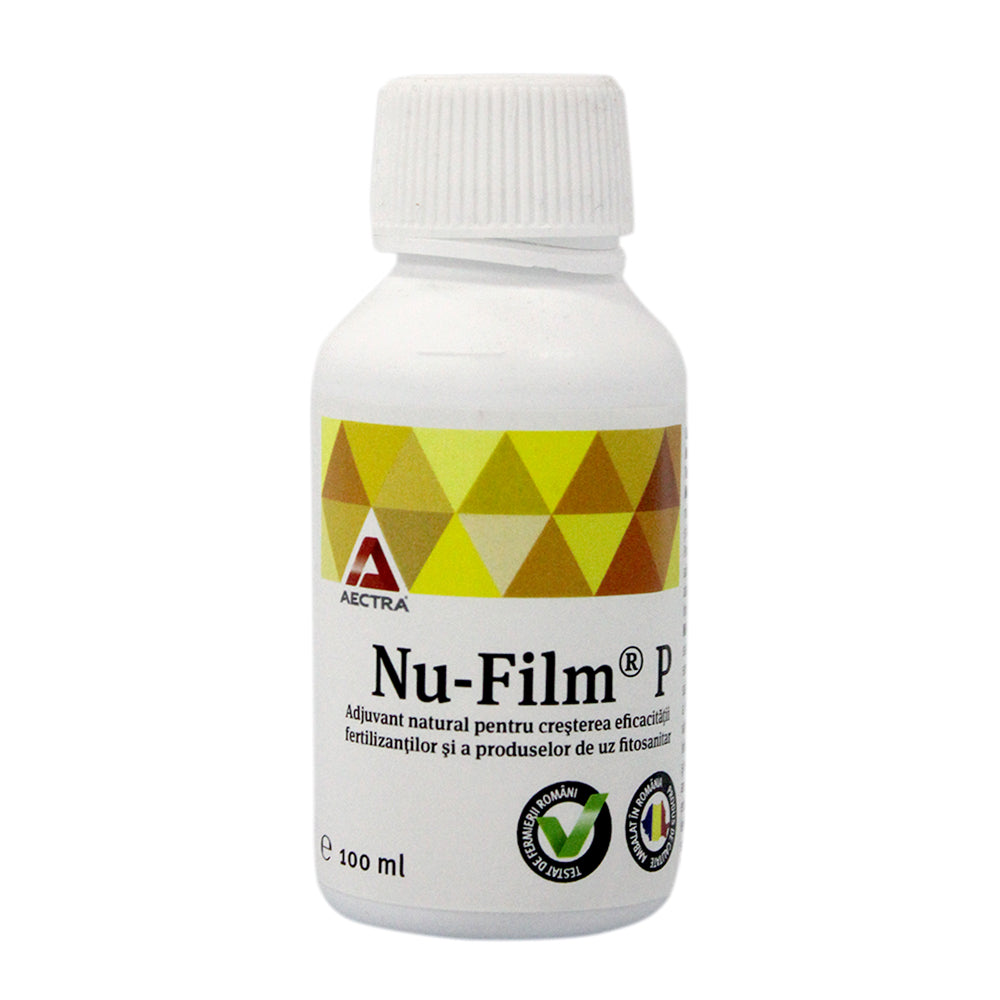 Nu-Film P 100 Ml Adjuvant Natural Pentru Cresterea Eficacitatii Fertilizantilor Si A Produselor De Uz Fitosanitar, Aectra
