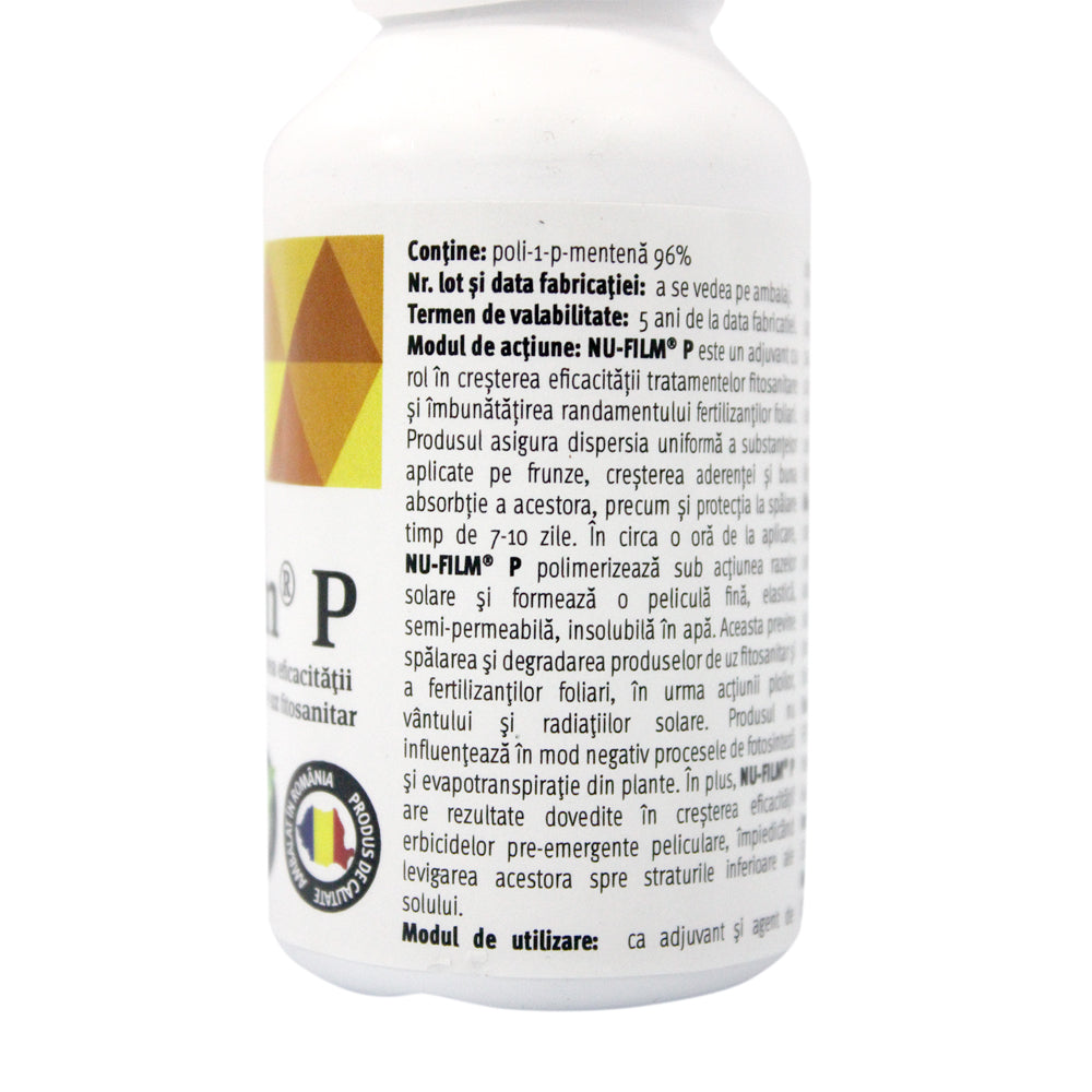 Nu-Film P 100 Ml Adjuvant Natural Pentru Cresterea Eficacitatii Fertilizantilor Si A Produselor De Uz Fitosanitar, Aectra