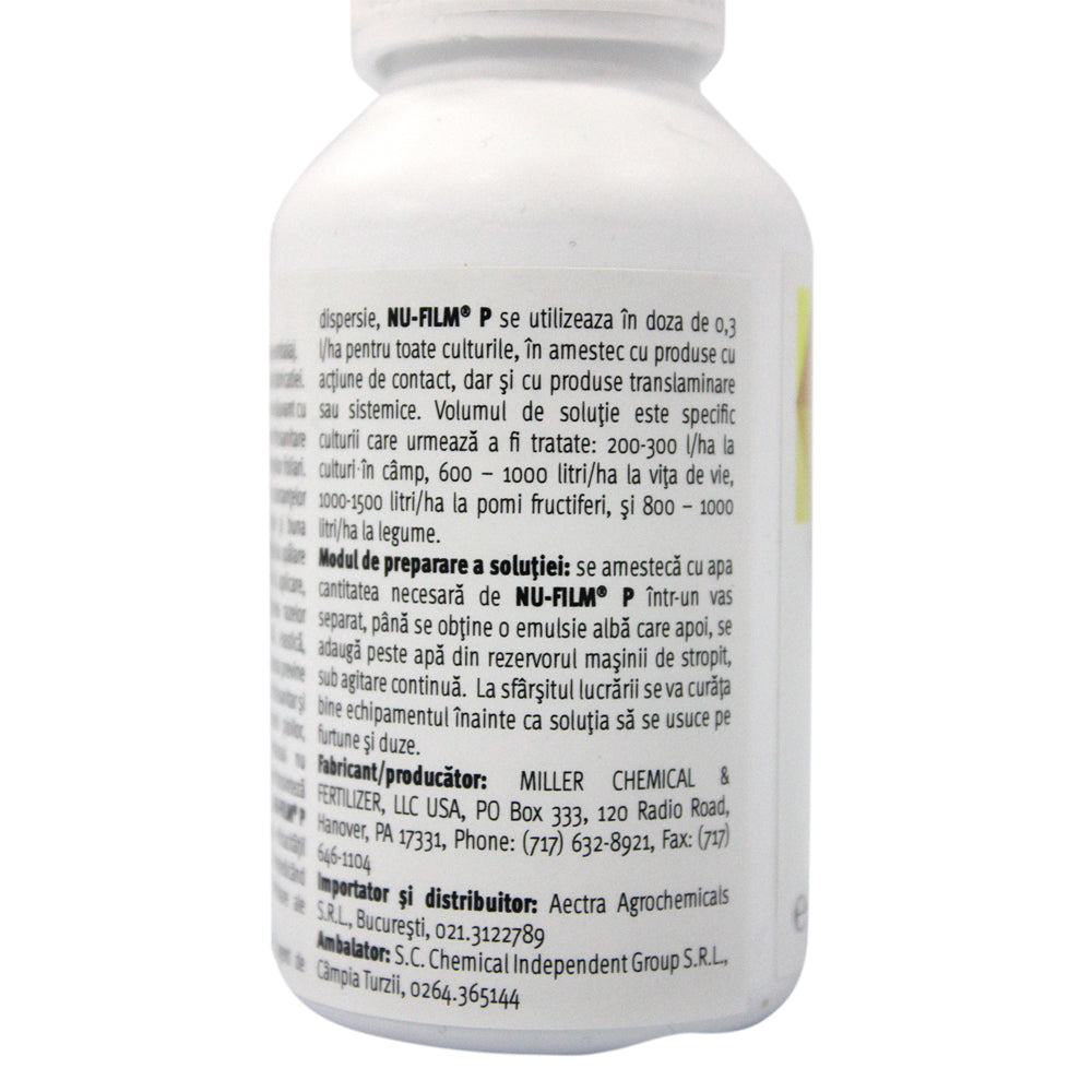 Nu-Film P 100 Ml Adjuvant Natural Pentru Cresterea Eficacitatii Fertilizantilor Si A Produselor De Uz Fitosanitar, Aectra