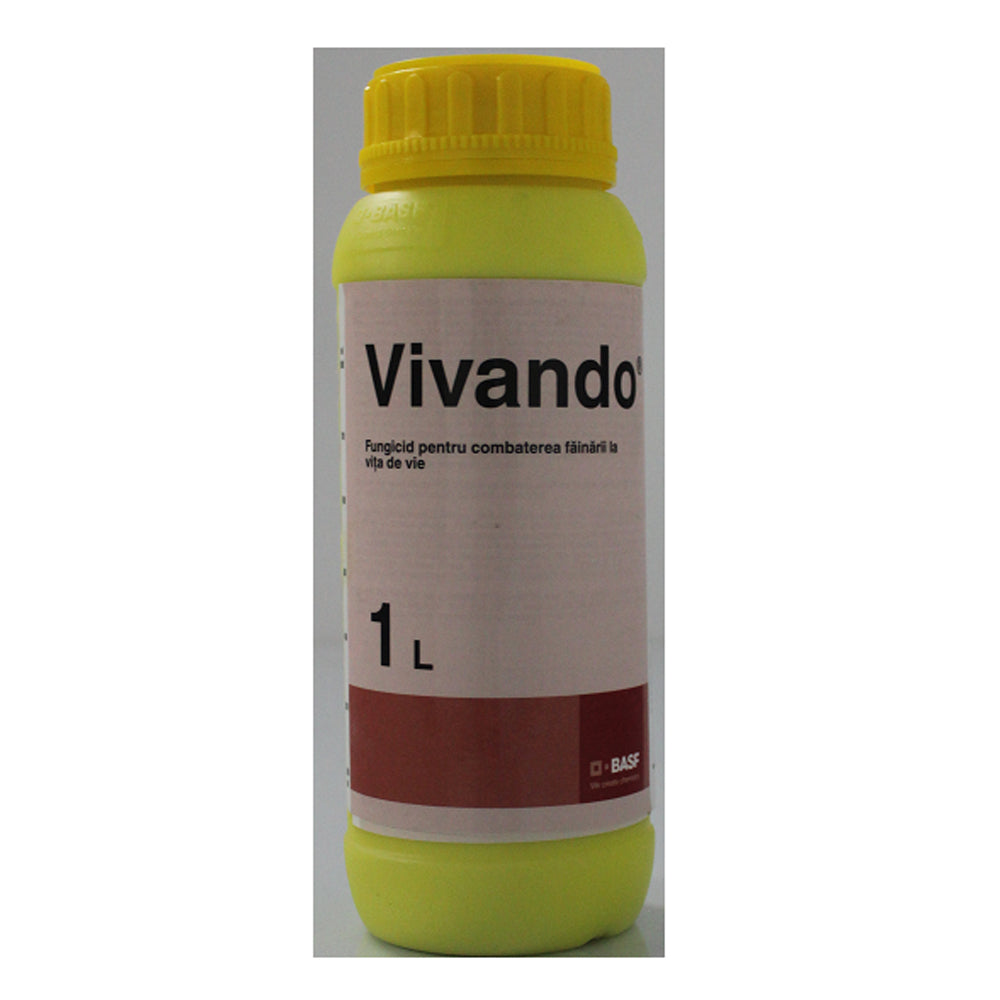 Vivando 1L, Fungicid Sistemic, Basf, Fainare (Vita De Vie), Rezistenta Ridicata La Spalare, Sigur Pentru Albine, Interval Scurt Pana La Recoltare, Nu Afecteaza Fermentatia