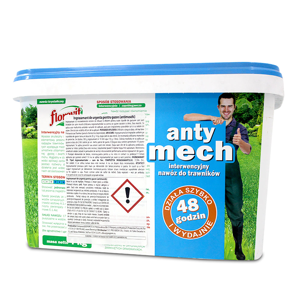 Florovit Ingrasamant Pentru Gazon Antimuschi Galeata 4 Kg