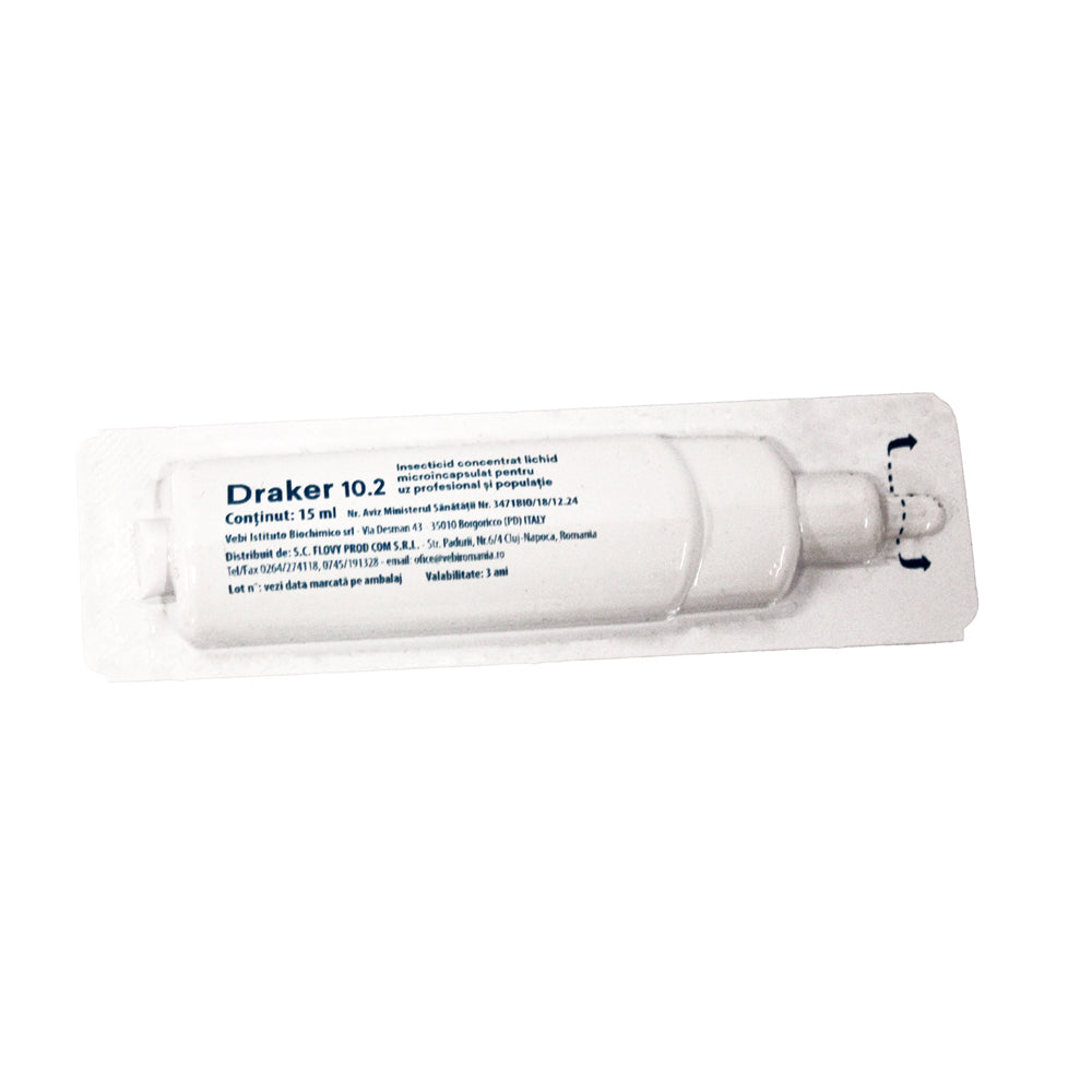 Draker 10.2 15 Ml Insecticid Concentrat Muste Furnici Paianjeni 