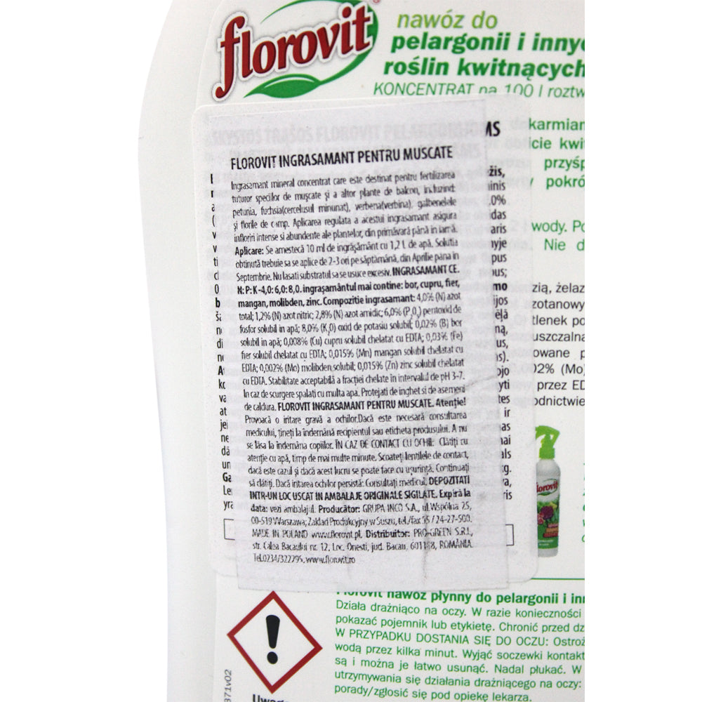 Florovit Ingrasamant Pentru Muscate 1L