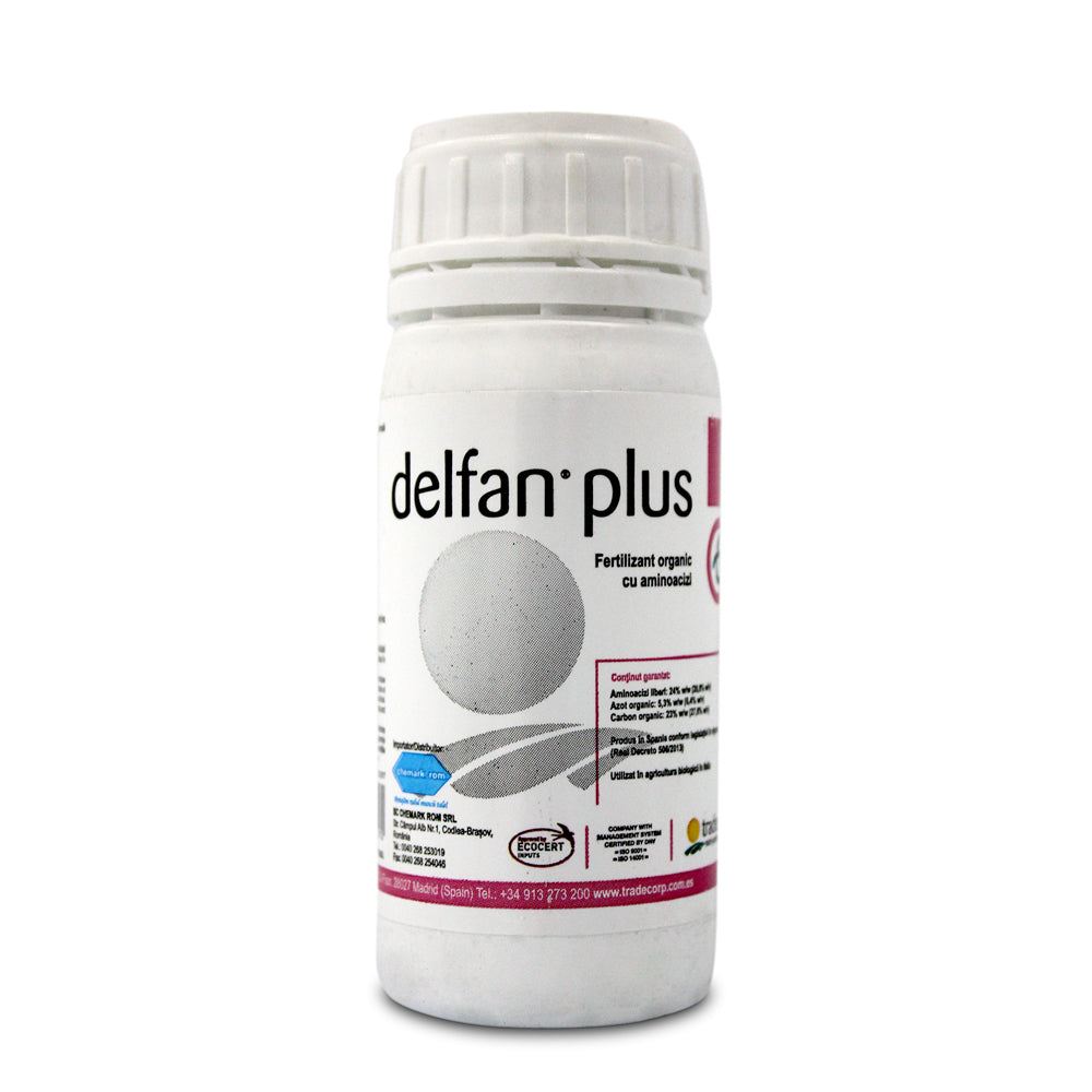 Delfan Plus 100 Ml Biostimulator Cu Aminoacizi (Porumb, Cereale, Cartofi, Culturi Horticole, Pomi Fructiferi)