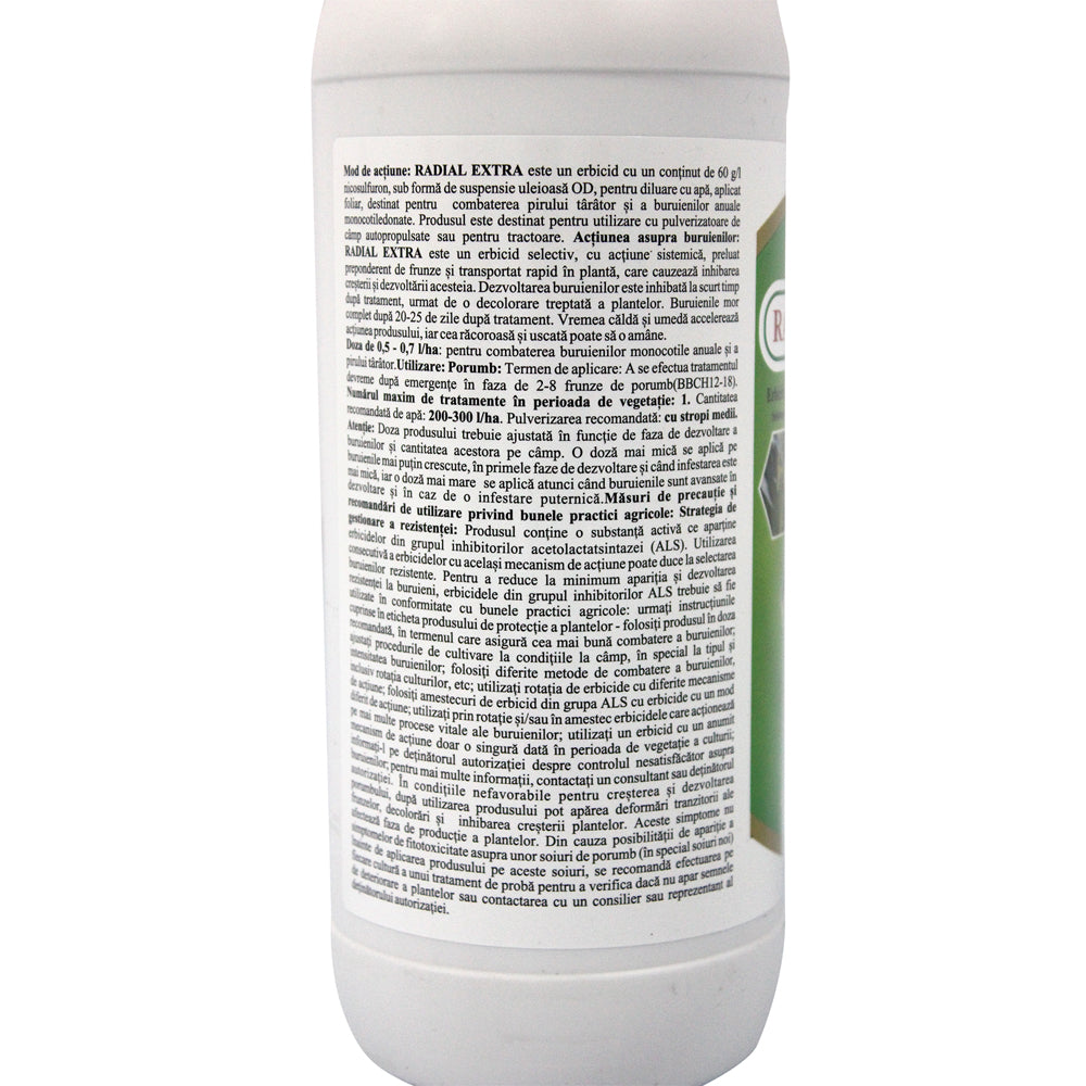Radial Extra 500 Ml, Erbicid Porumb Postemergent (Pir Tarator, Buruieni Monocotiledonate), Solarex