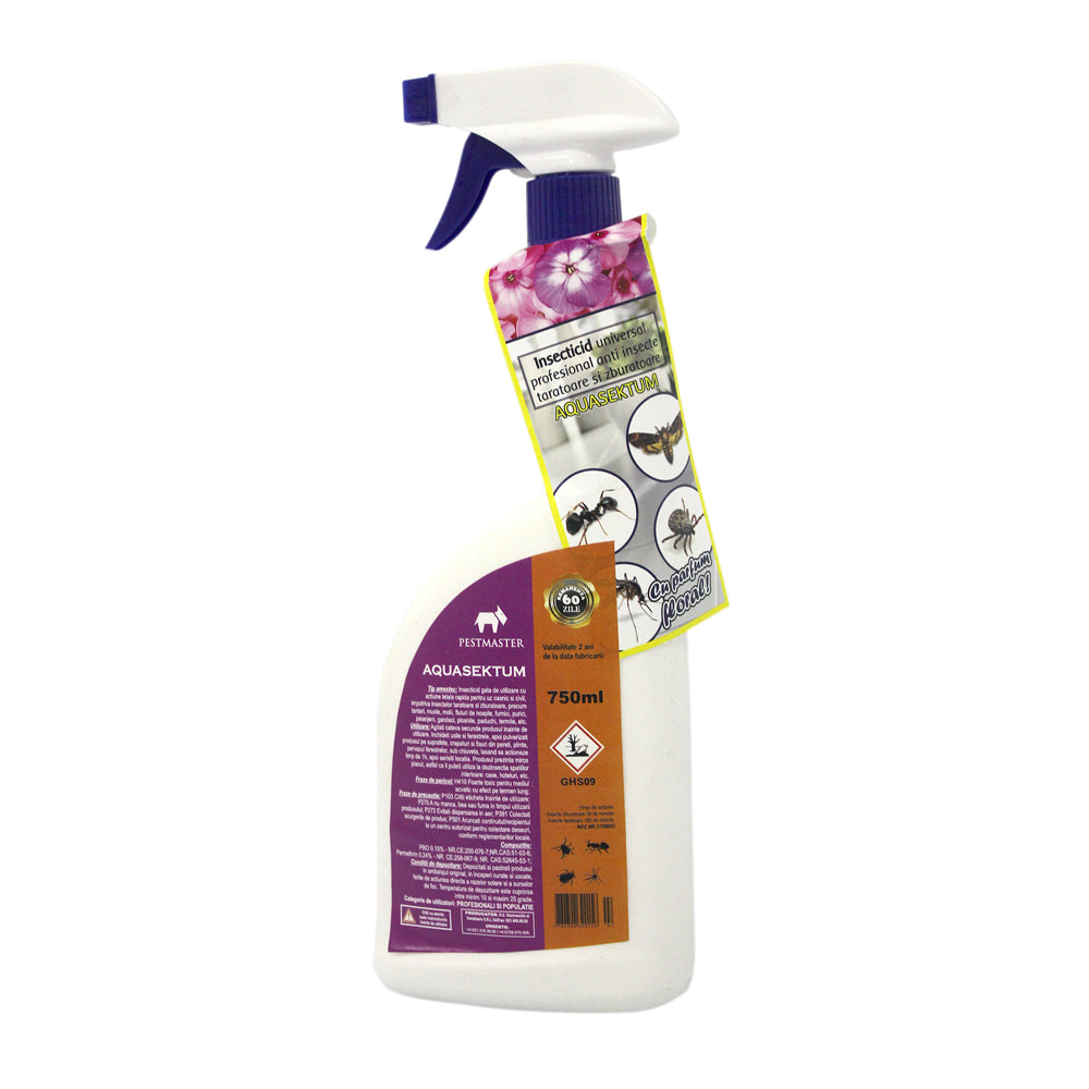 Aquasektum 750 Ml Insecticid Insecte Taratoare Si Zburatoare