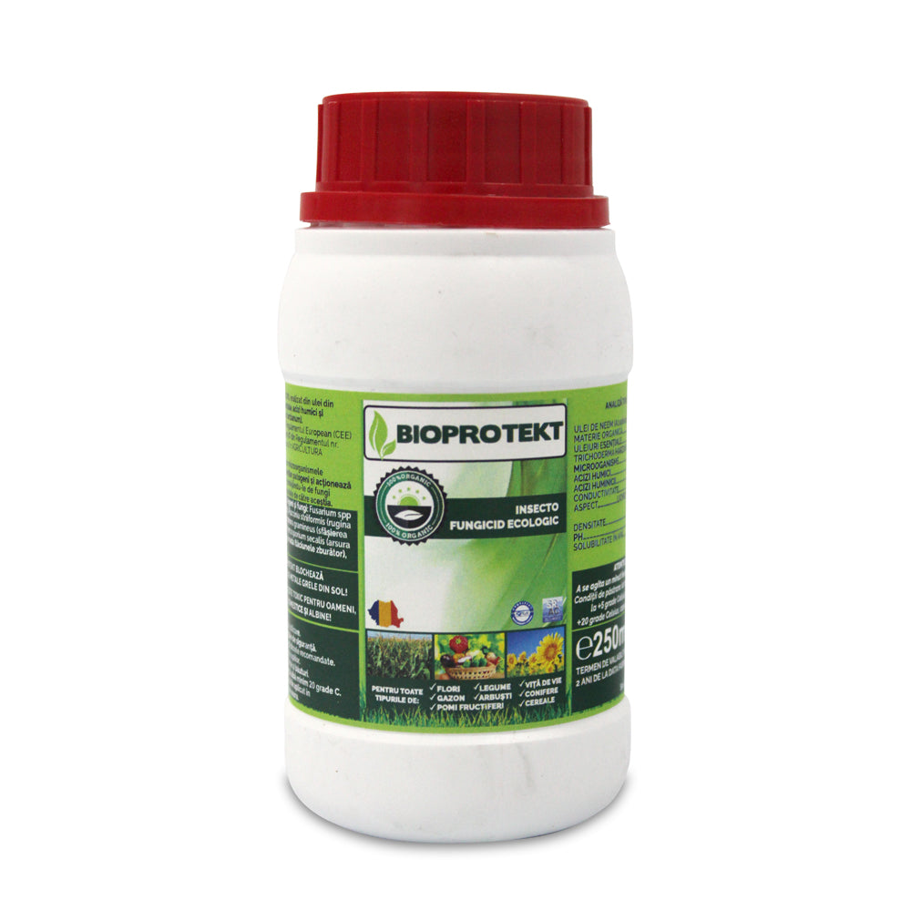 Bioprotekt 250 Ml Insecto-Fungicid Ecologic Bhs (Vita De Vie, Legume, Pomi, Gazon, Plante Ornamentale) 