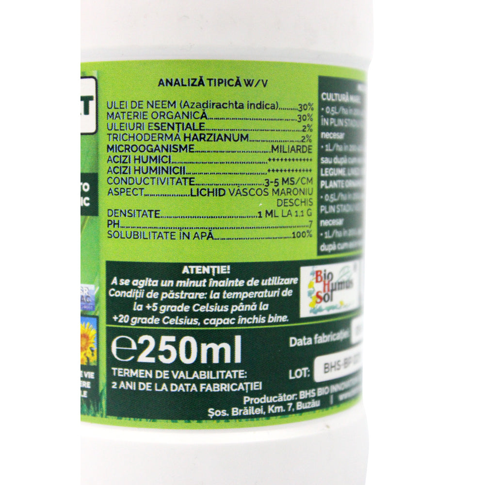 Bioprotekt 250 Ml Insecto-Fungicid Ecologic Bhs (Vita De Vie, Legume, Pomi, Gazon, Plante Ornamentale) 