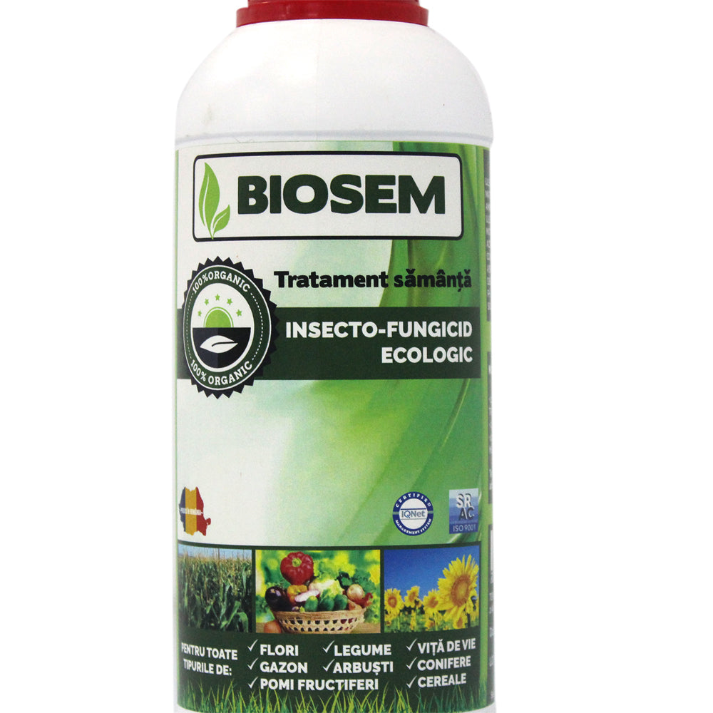 Biosem 1L Insecticid/ Fungicid/ Tratament Samanta Bio Bhs (Cereale, Porumb, Floarea Soarelui, Fasole, Mazare)