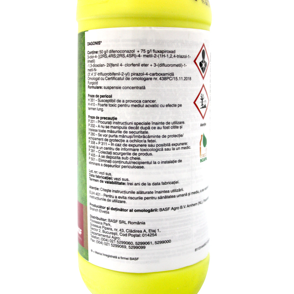 Dagonis 1L Fungicid Sistemic Basf (Pomi Fructiferi, Legume, Capsuni)