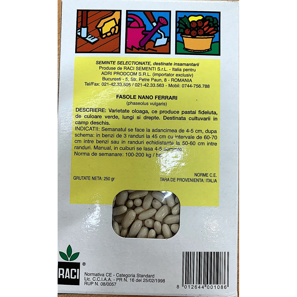 Seminte Fasole Verde Ferrari 250 Gr, Le Bon Grain