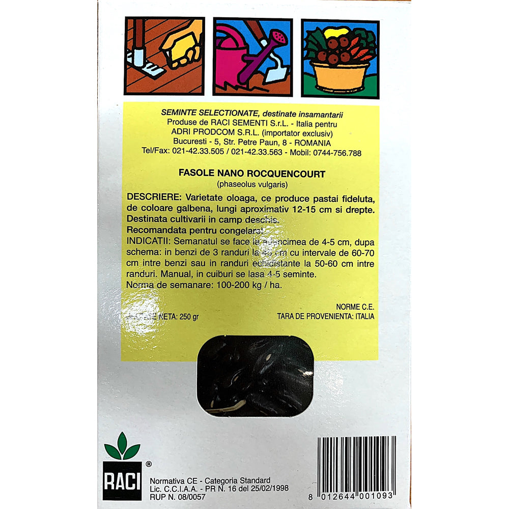 Seminte Fasole Galbena Roquencourt 250 Gr, Le Bon Grain