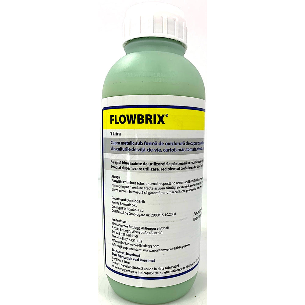 Flowbrix 1L Fungicid Contact (Vita De Vie, Cartof, Mar, Tomate, Vinete, Pomi Fructiferi, Cucurbitacee, Samburoase, Hamei, Sfecla Zahar)