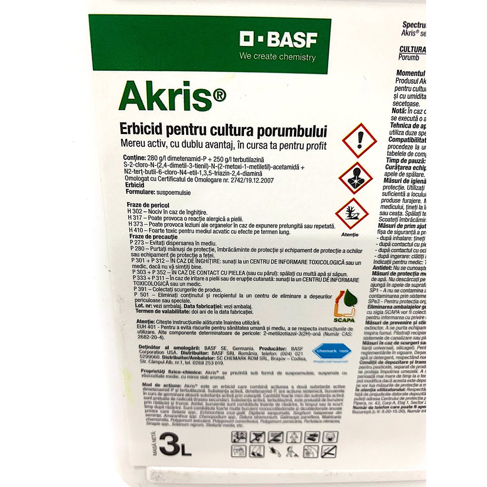 Akris 3L Erbicid Porumb Basf