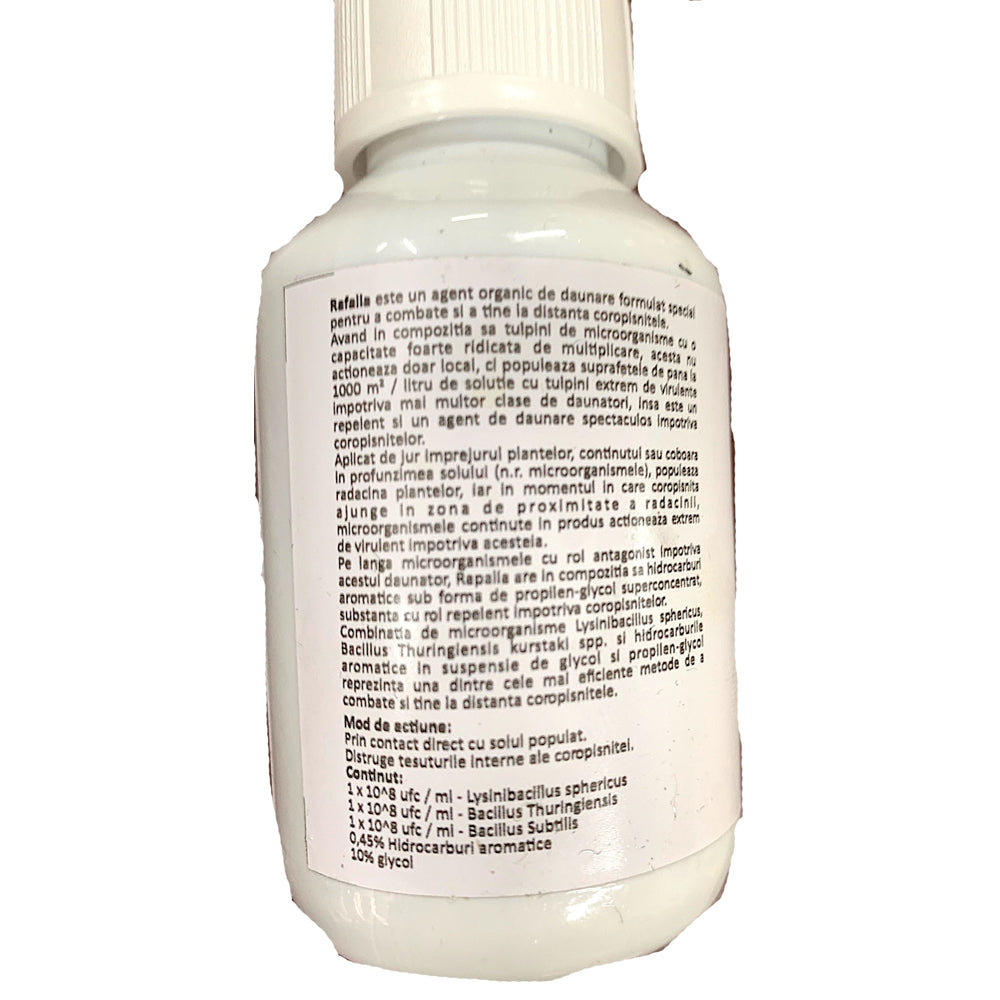 Rafalla 100 Ml, Agent Organic De Daunare Impotriva Coropisnitelor