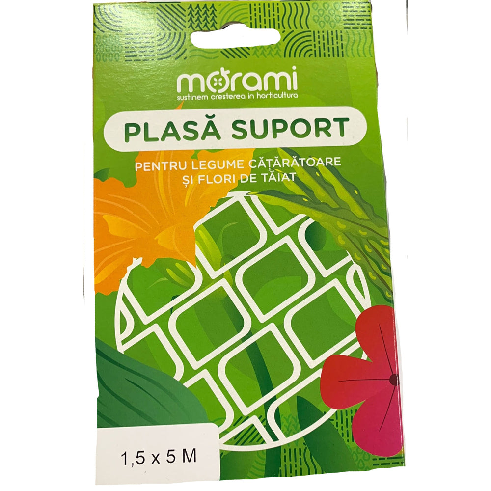 Plasa Suport Legume Cataratoare Si Flori 15 Cm X 5M