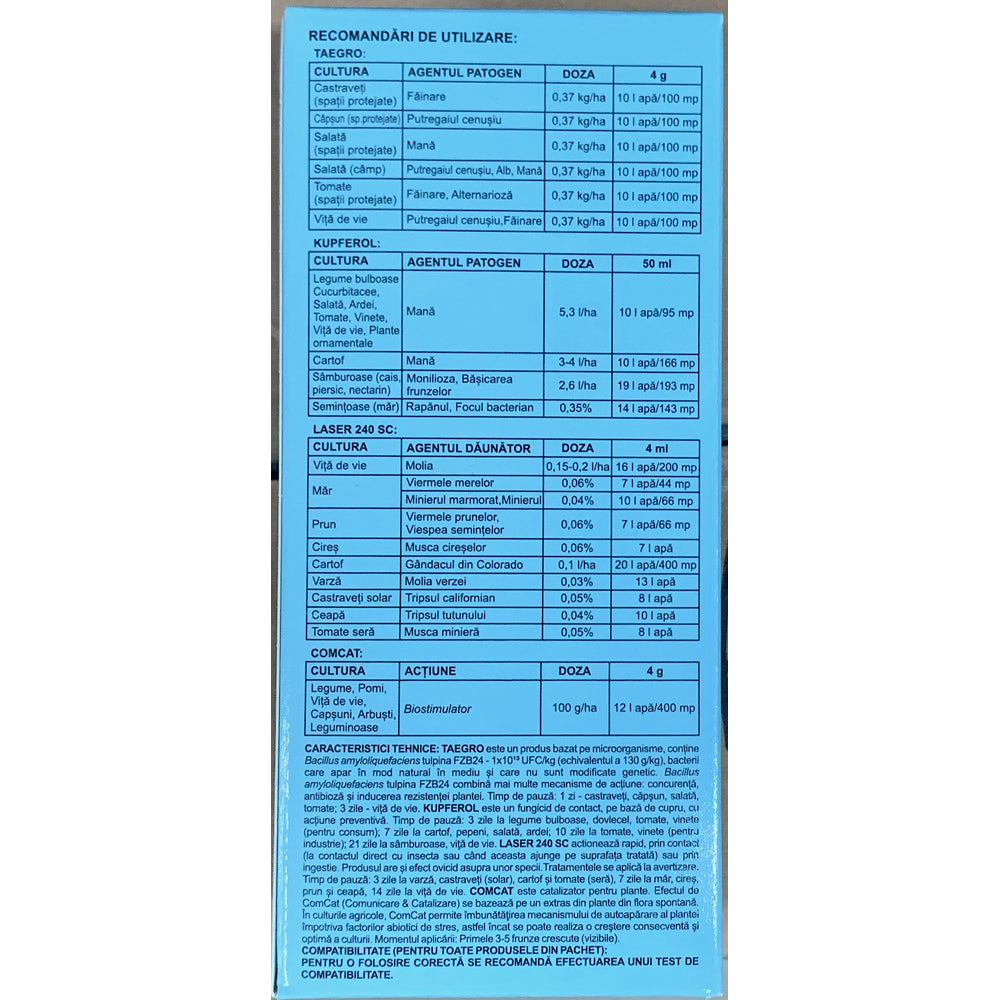 Pachet Agrii Bio Pentru 10L Apa
