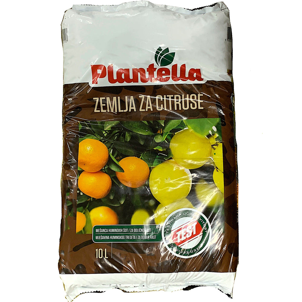Turba Pentru Citrice 10 L, Plantella, Substrat Pentru Citrice