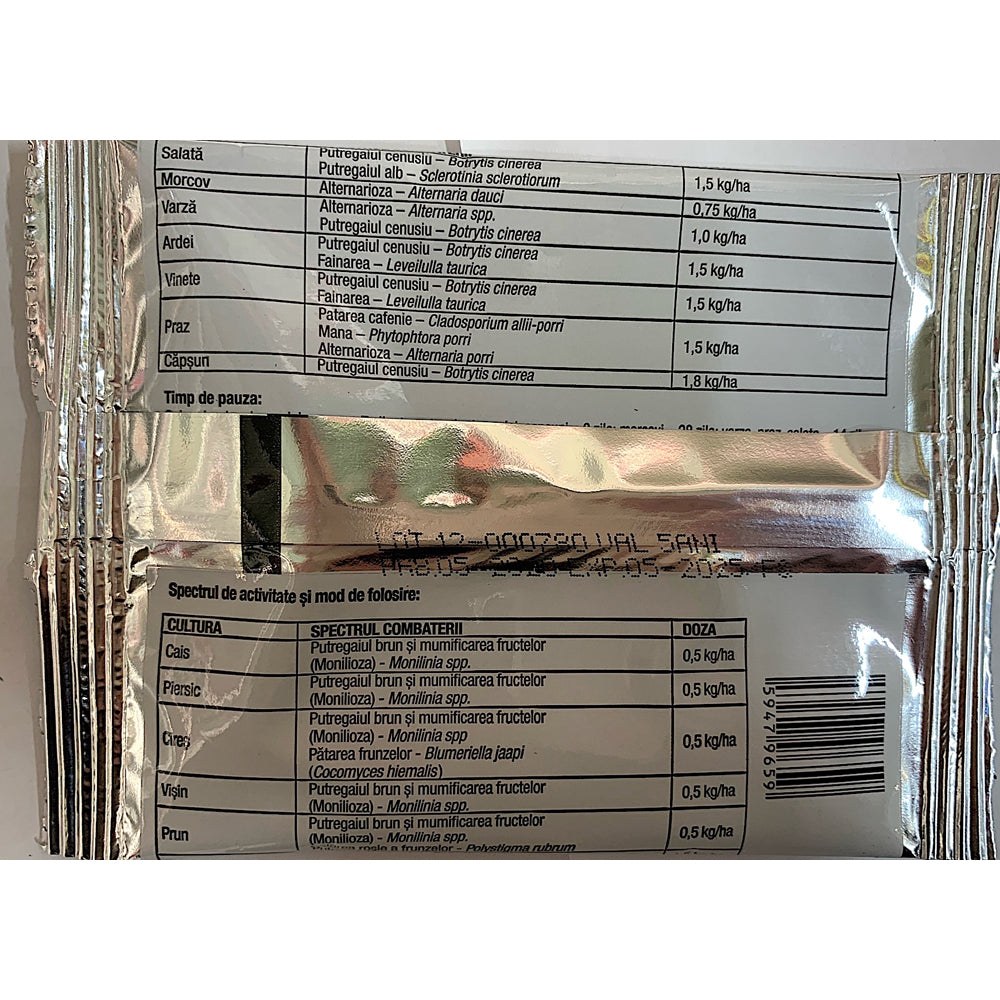 Signum 15 Gr, Fungicid Sistemic, Basf, Putregai Brun Si Mumificarea Fructelor (Cais, Piersic, Cires, Visin, Prun), Putregai Cenusiu Si Fainare (Tomate), Alternarioza (Morcov, Varza), Putregai Cenusiu (Varza, Ardei, Vinete, Praz, Capsun)
