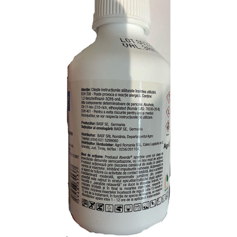 Alverde 150 Ml Insecticid Contact Basf(Cartof,Vinete,Tomate,Ardei)