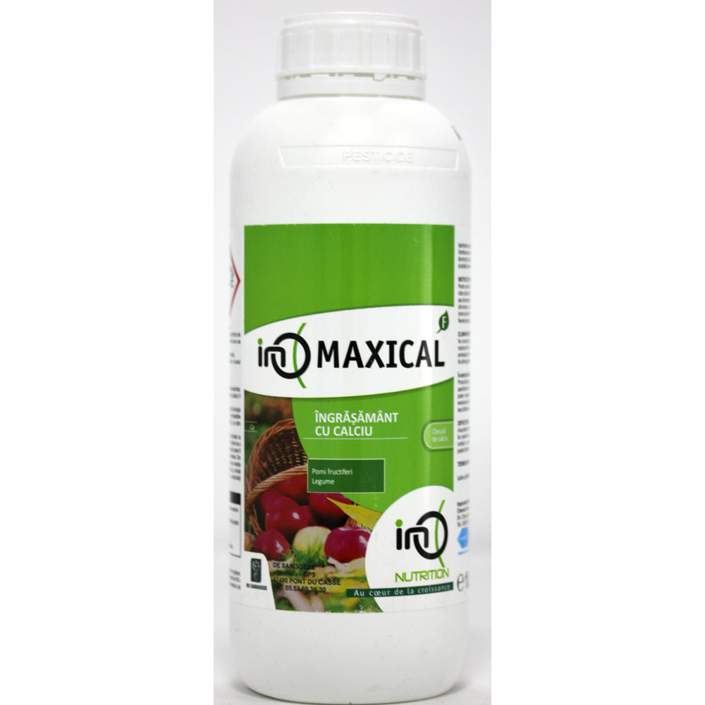 Ino Maxical 1L Ingrasamant Foliar Pe Baza De Calciu, Desangose, Pulpa Crocanta Si Zemoasa, Rezistenta La Transport Si Depozitare, Combate Bitter Pit-Ul (Pomi, Legume De Camp)