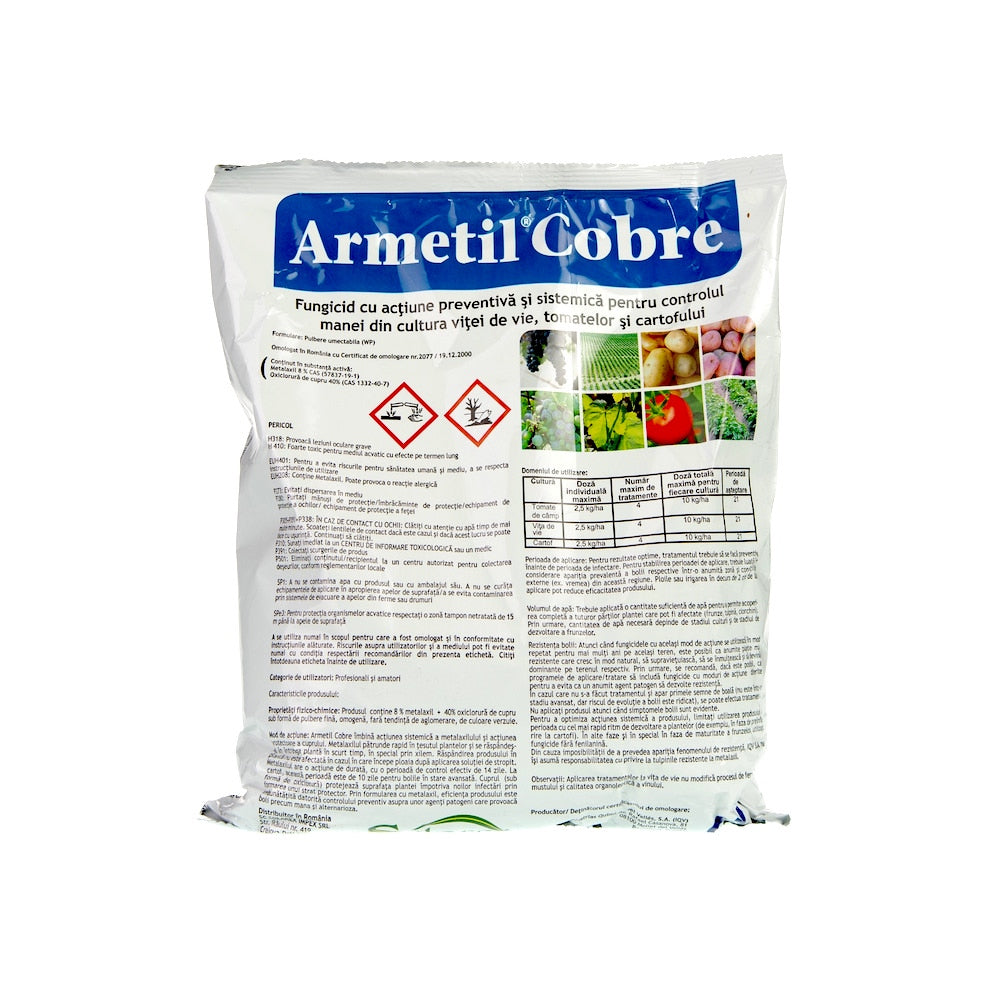 Armetil Cobre 1 Kg Fungicid Sistemic Si De Contact Solarex (Vita De Vie, Cartof, Tomate) 