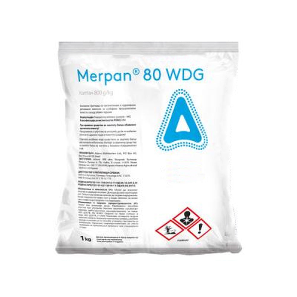 Merpan 80Wdg 1 Kg Fungicid De Contact, Adama (Mar, Tomate, Castraveti, Fasole, Tutun, Par, Cires, Cais, Piersic, Prun, Zmeur)