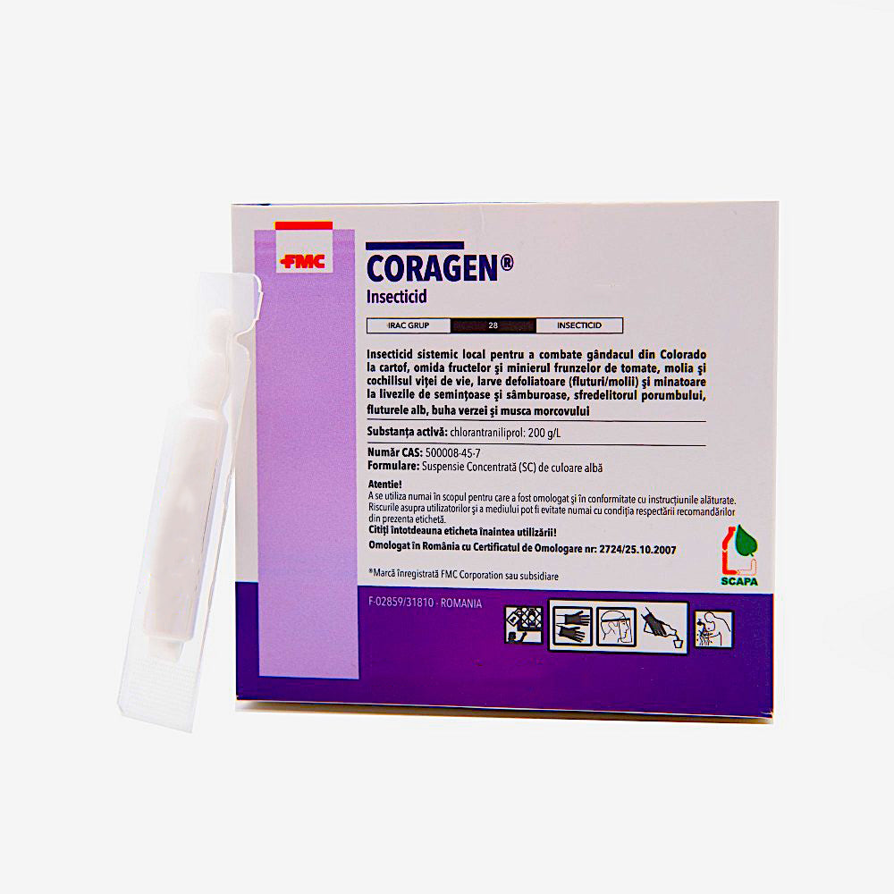 Coragen 1.5 Ml, Insecticid Sistemic (Cartof, Tomate, Mar, Prun, Vita De Vie, Porumb)