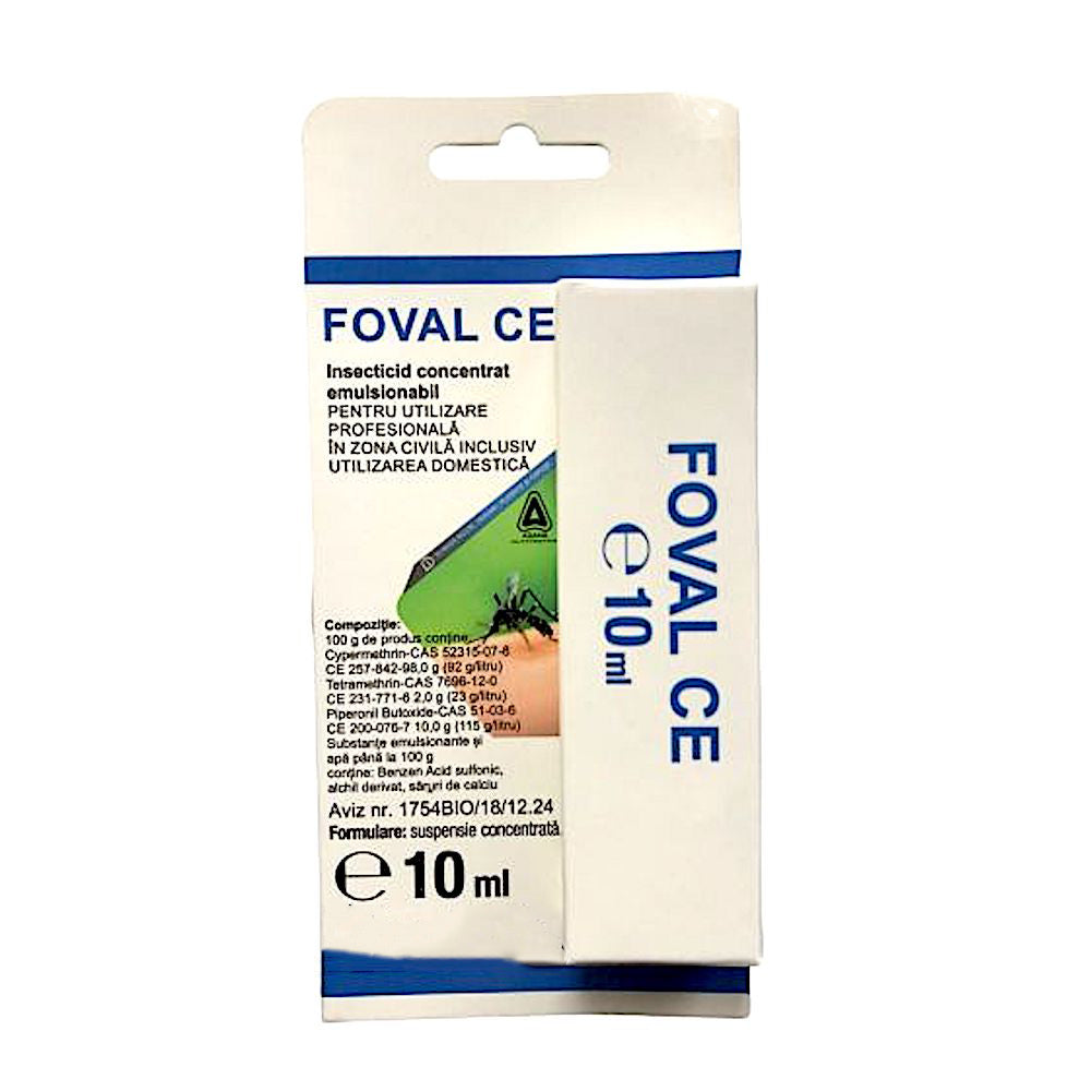 Foval Ce 10 Ml Insecticid Kollant (Tantari, Muste, Insecte Taratoare)