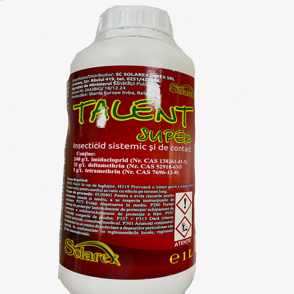 Talent Super Bcd 1L, Insecticid Sistemic Si De Contact, Sharda Chropchem/Solarex, Spectru Larg De Actiune