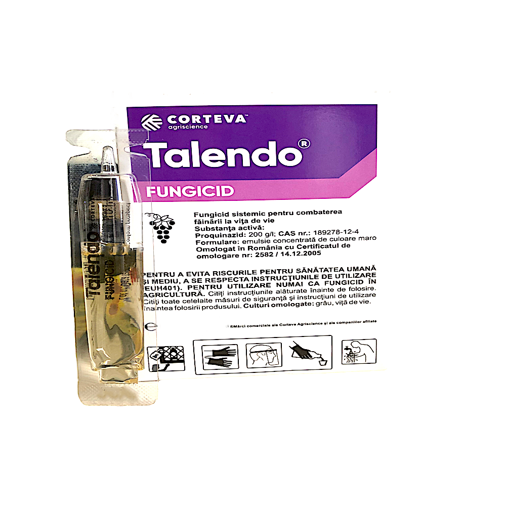 Talendo 100 Ml, Fungicid Sistemic, Dupont, Fainare (Vita De Vie), Efect De Lunga Durata, Rezistenta La Spalare