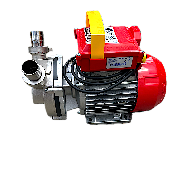 Electropompa Novax 30 B 95C, Inoxidabila, Pentru Transvazare Lichide Alimentare Fierbinti, Bere, Lapte, Suc, Vin