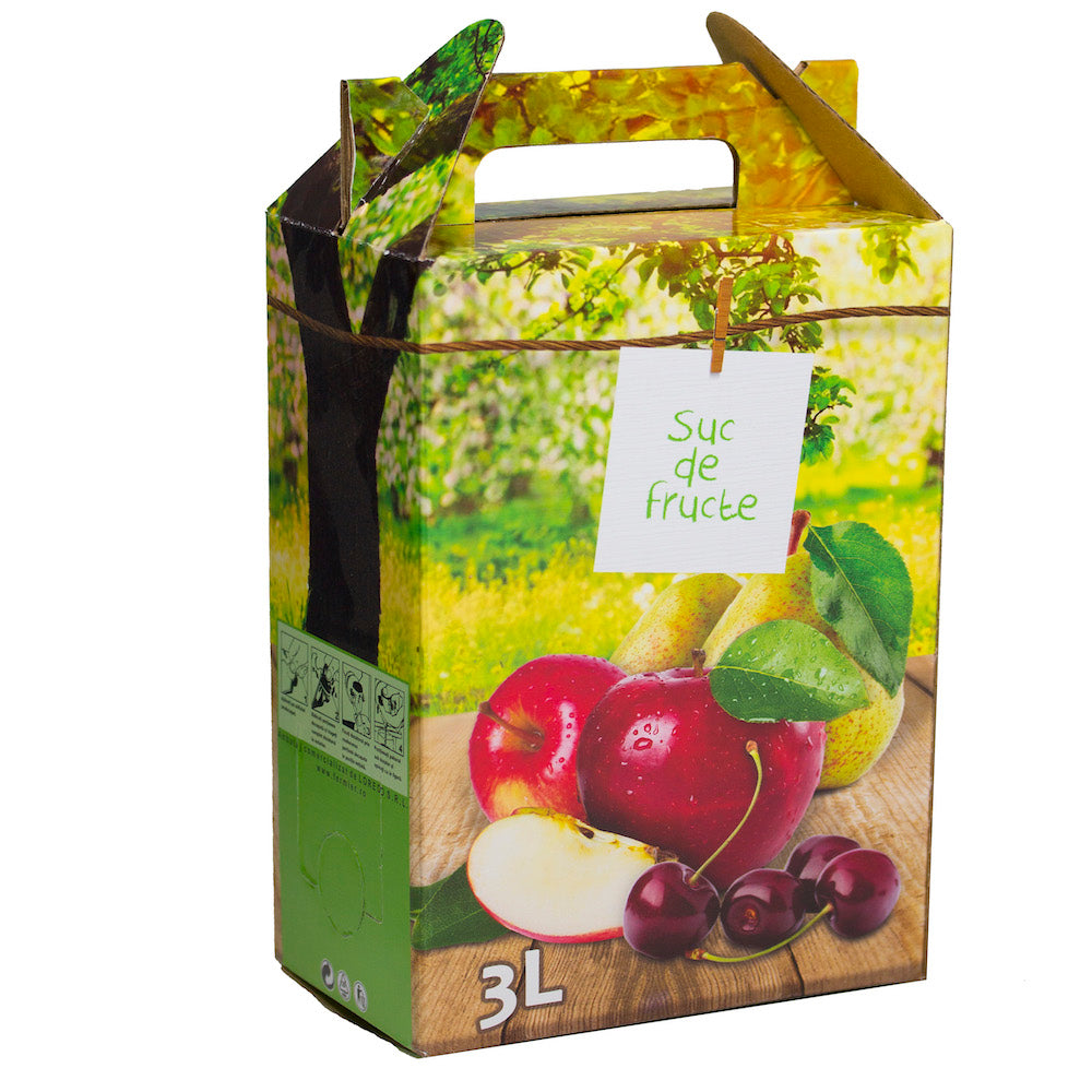 Cutie 3 L Bag-In-Box Suc De Fructe Model Cu Mere 