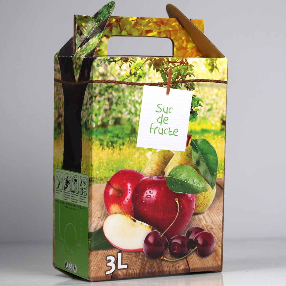 Cutie 3 L Bag-In-Box Suc De Fructe Model Cu Mere 