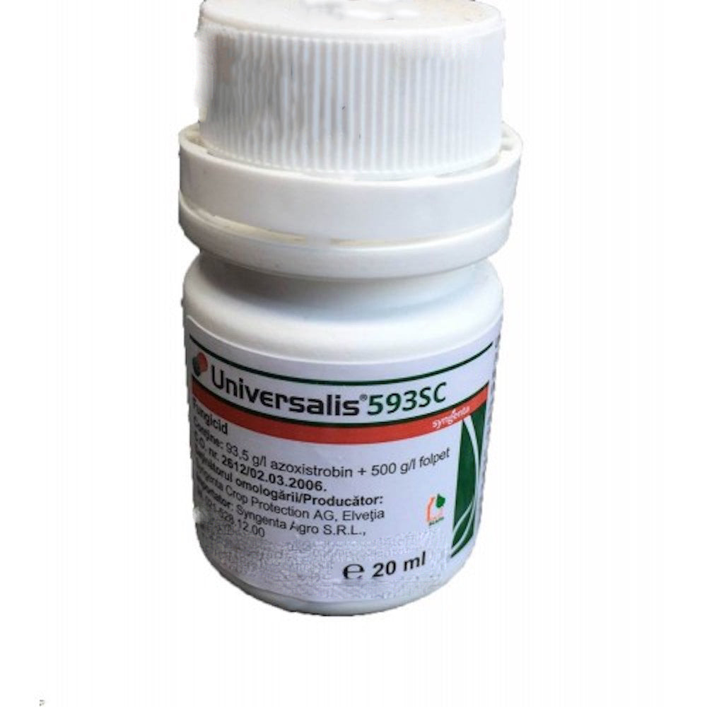 Universalis 593Sc 20 Ml, Fungicid Sistemic Si De Contact, Syngenta, 2 Substante Active, Vita De Vie (Fainare, Mana, Putregaiul Cenusiu)