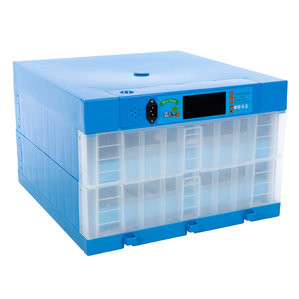 Incubator Automat Micul Fermier Cu 2 Etaje 128 Oua Gaina Gf-1509