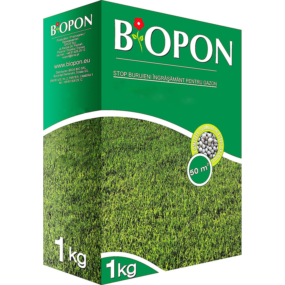 Biopon Ingrasamant Gazon Cu Buruieni Biopon 1 Kg