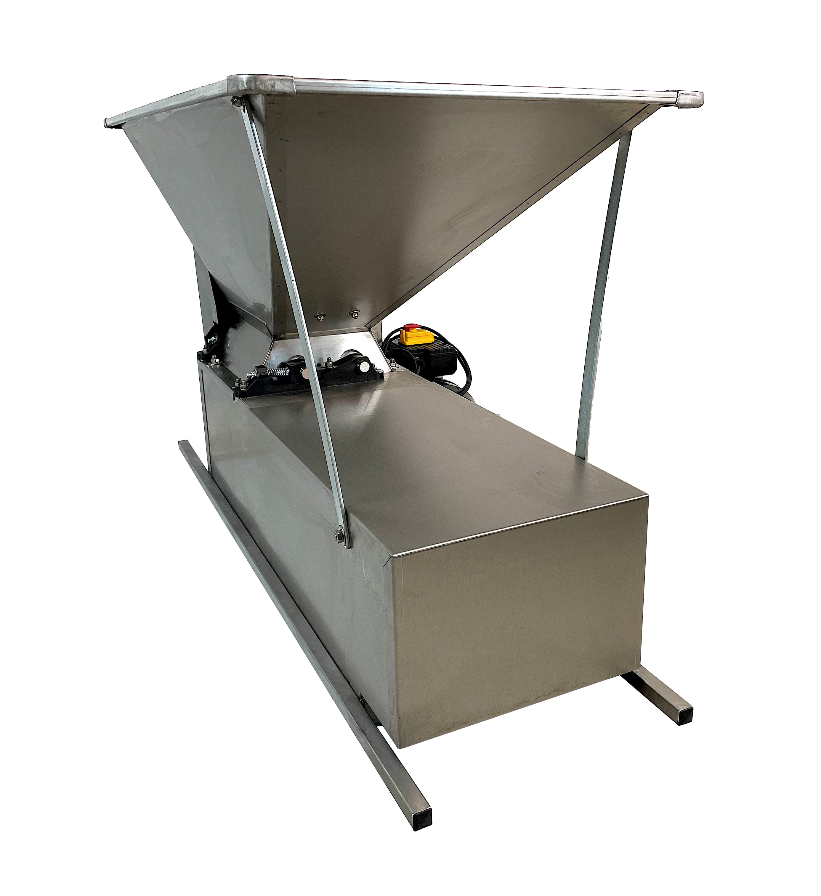 Eno 3 Inox Cu Motor, Zdrobitor Desciorchinator Struguri, Cu Motor, Enoitalia, Cuva Si Carcasa Inox, Cuva Cu Valturi, Motor 0,75 Kw, Productivitate 1000-1200 Kg/H, Productie Italia