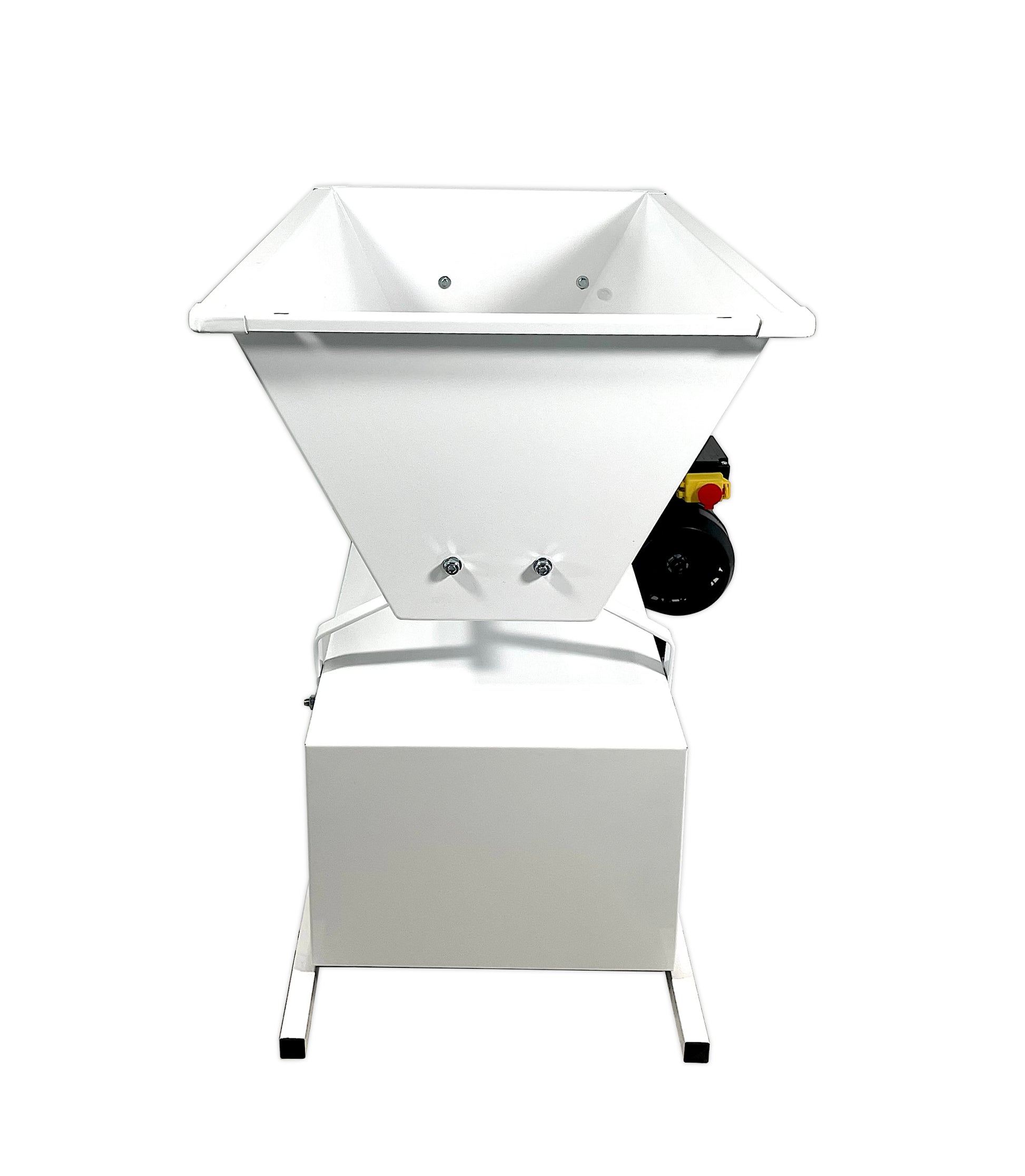 Eno 15 Smalto, Zdrobitor Desciorchinator Struguri, Cu Motor, Enoitalia, Cuva Si Carcasa Din Tabla Smaltuita, Cuva Cu Snec, Motor 0,75Kw, Productivitate 1600-1800 Kg/H, Productie Italia